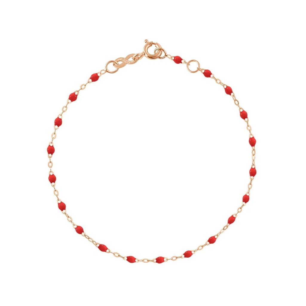 bracelet coquelicot classique gigi, or rose, 19 cm