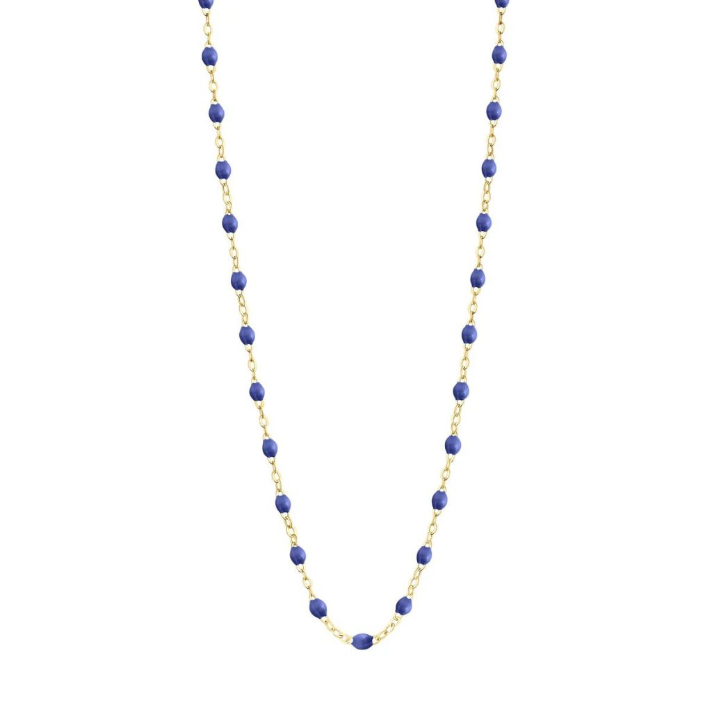 collier bleuet classique gigi, or jaune, 42 cm