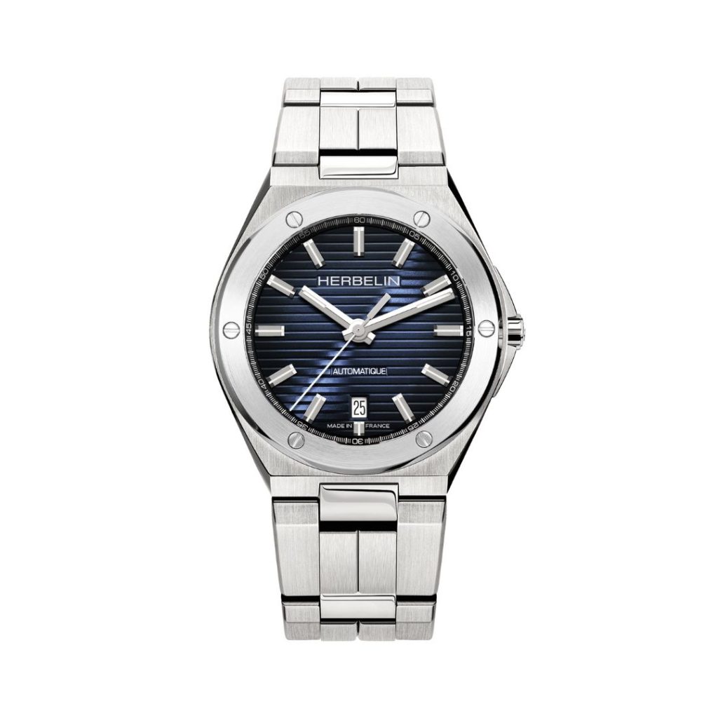 montre cap camarat – acier & bleu