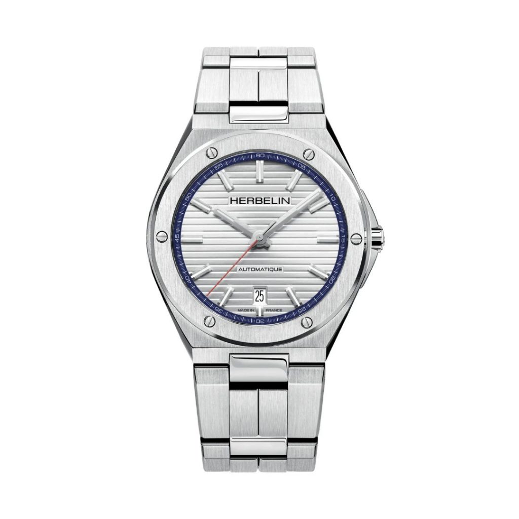 montre cap camarat, acier & bleu