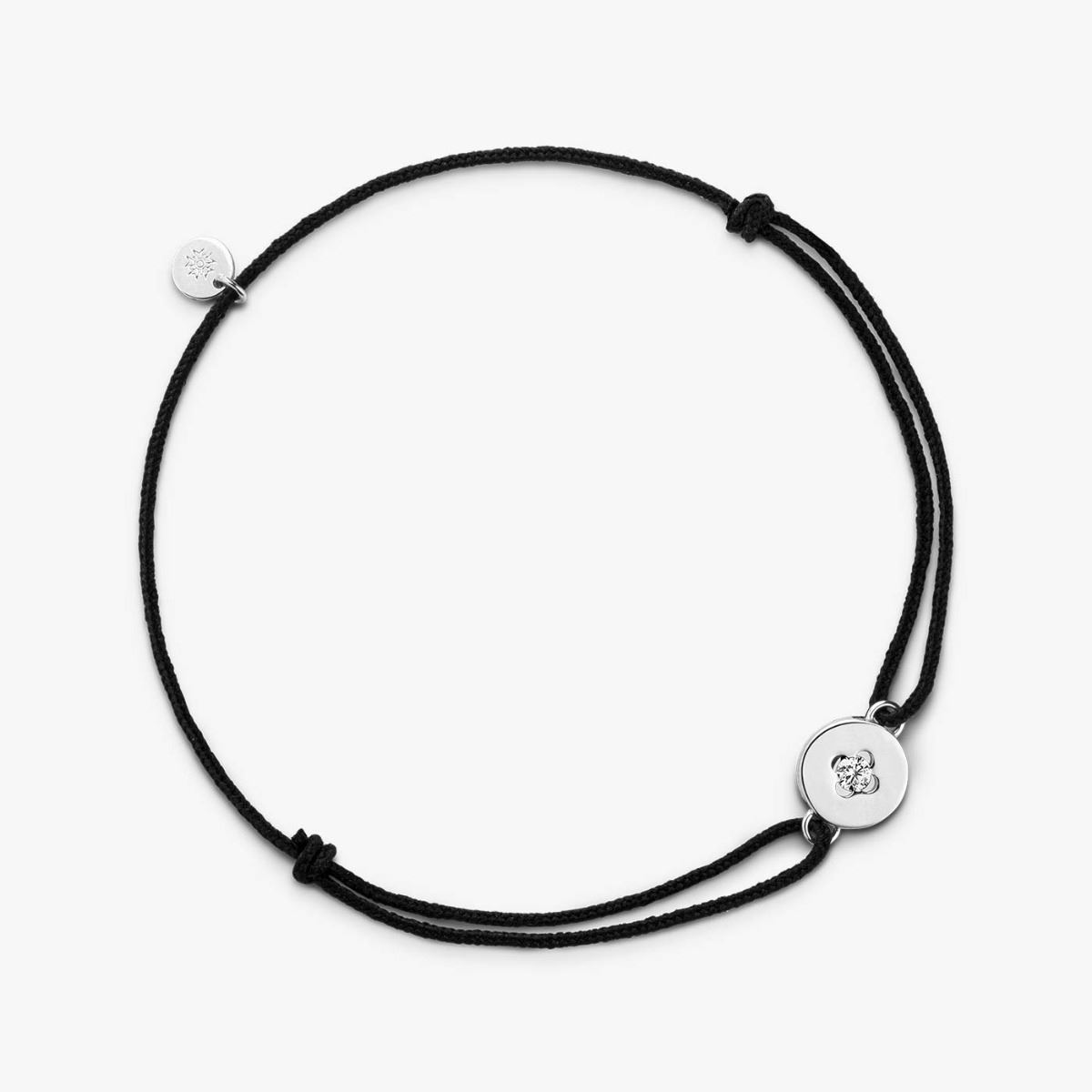 bracelet cordon royale, or blanc
