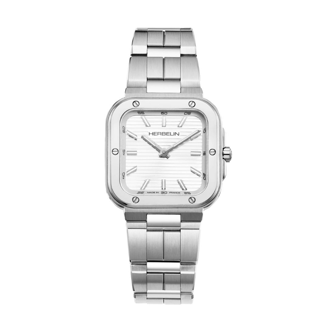 montre cap camarat square, blanc