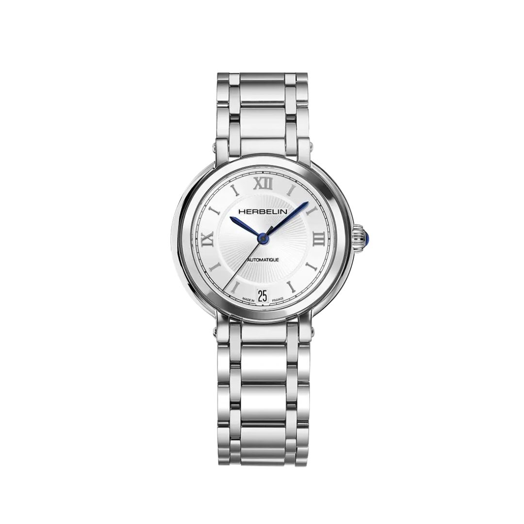 montre galet, acier