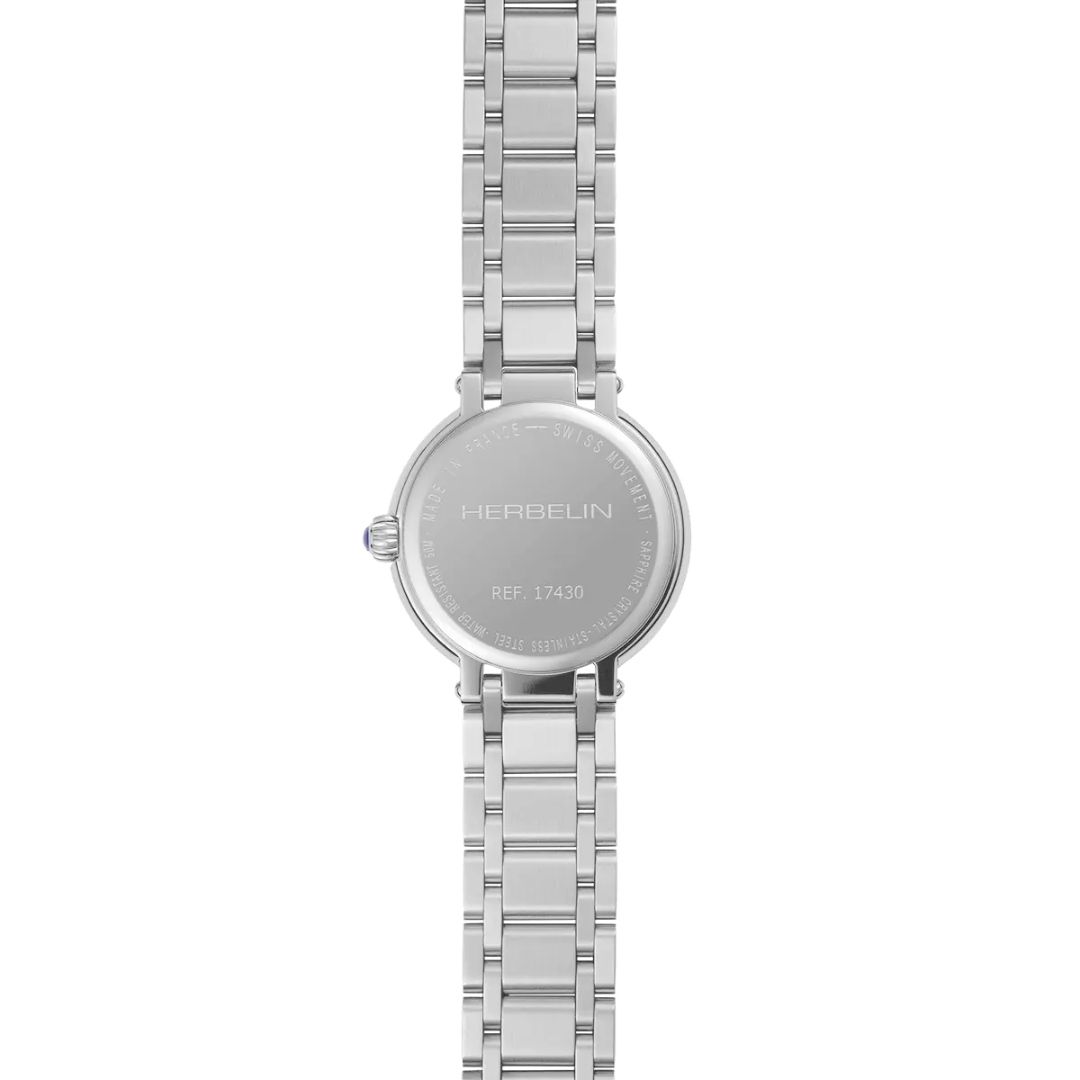 montre galet, diamants