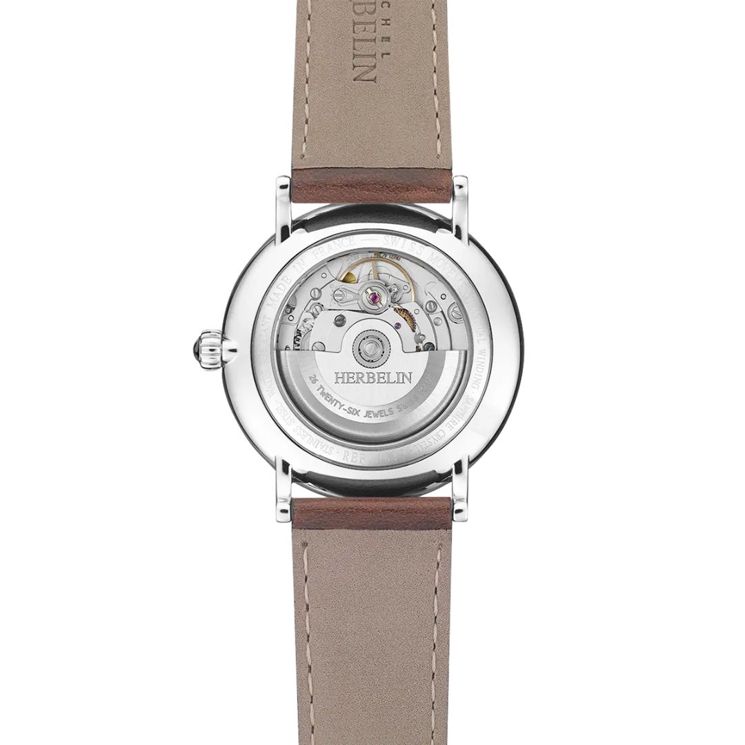 montre inspiration, vert & acier
