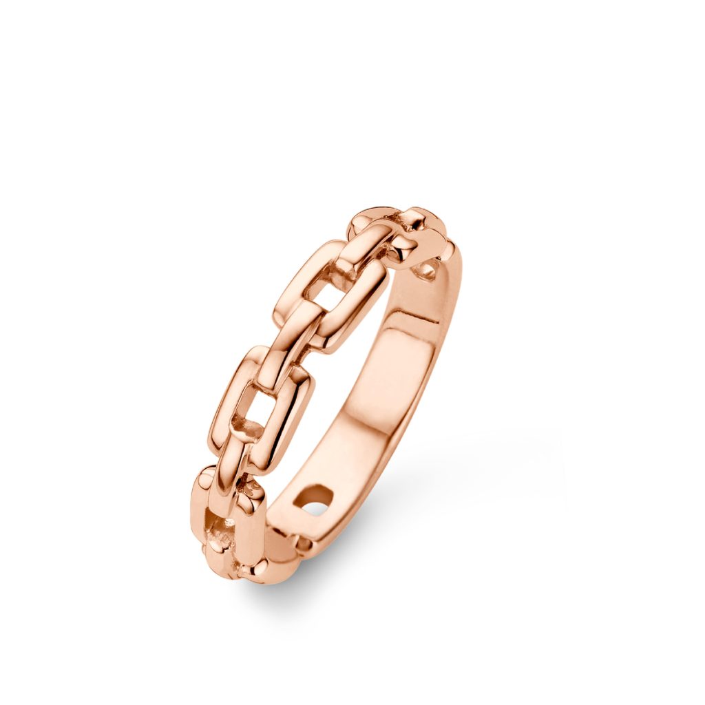bague ischia basics chaîne, or rose, t 53