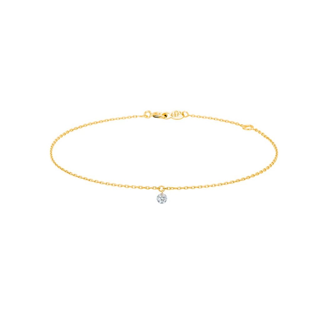 bracelet 360° 0.07ct, or jaune