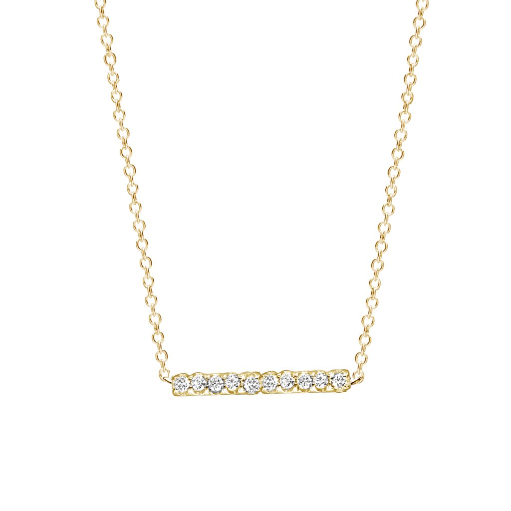 collier ischia basics diamants, or jaune