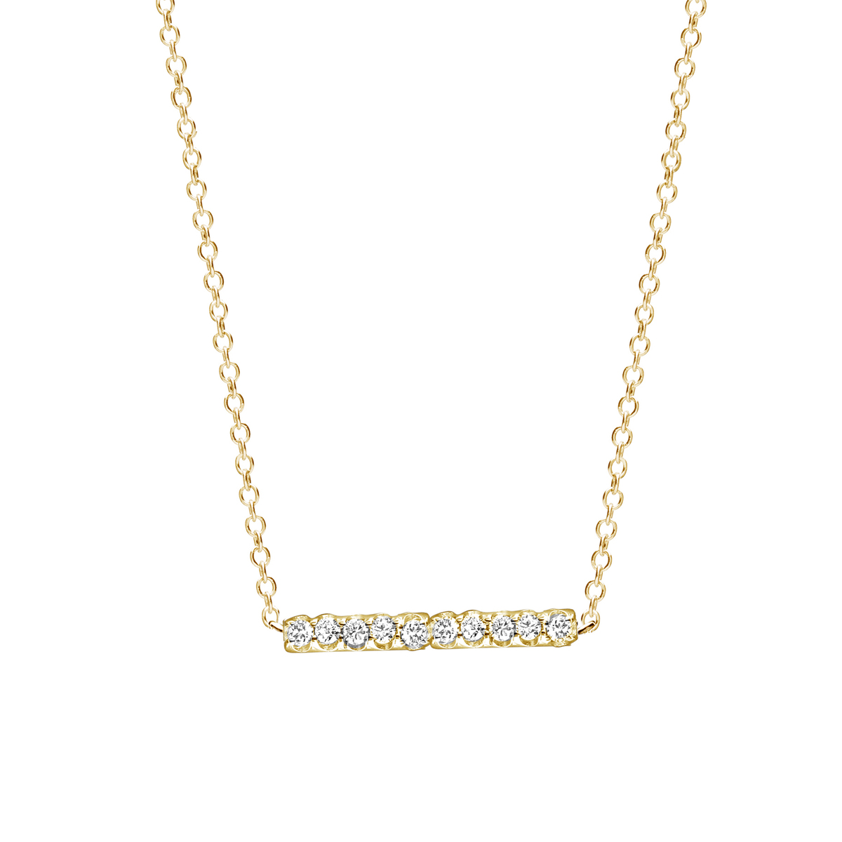 collier ischia basics diamants, or jaune