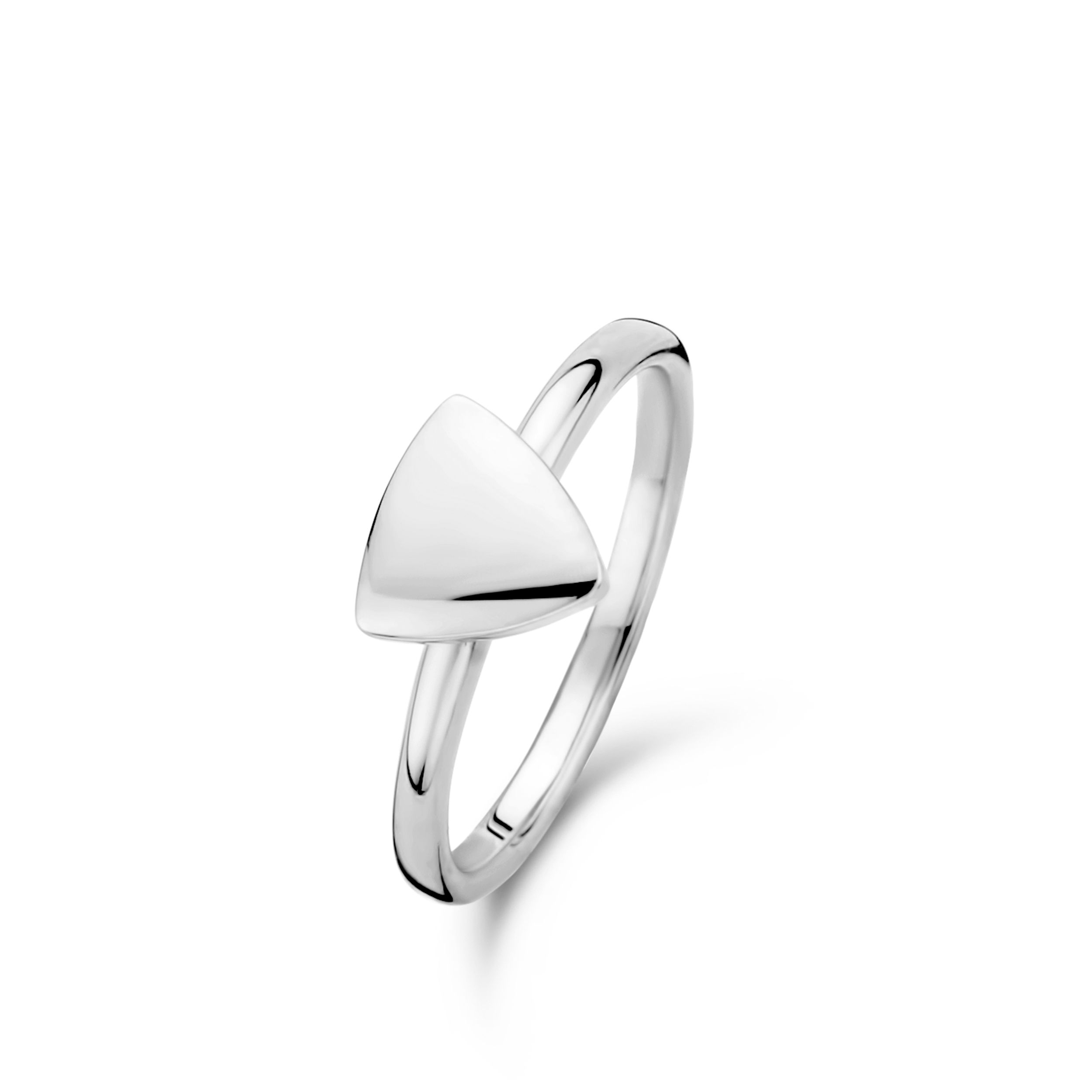 bague eolo, tête troïdia mm, or blanc, t 53