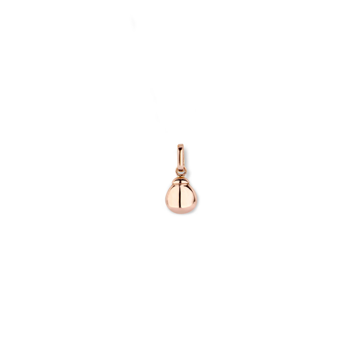 pendentif pantelleria forme poire, or rose