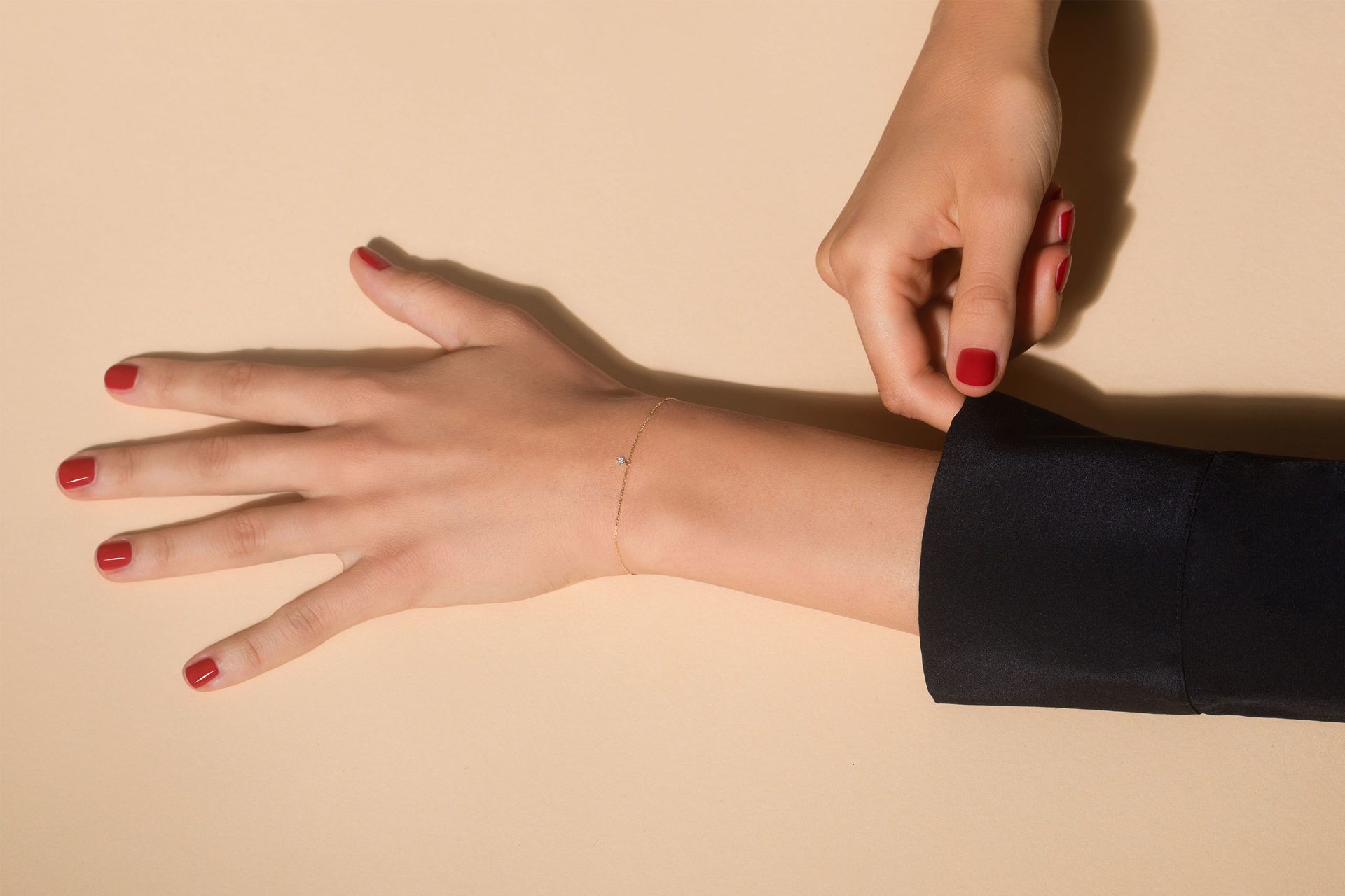 bracelet 360° 0.07ct, or jaune
