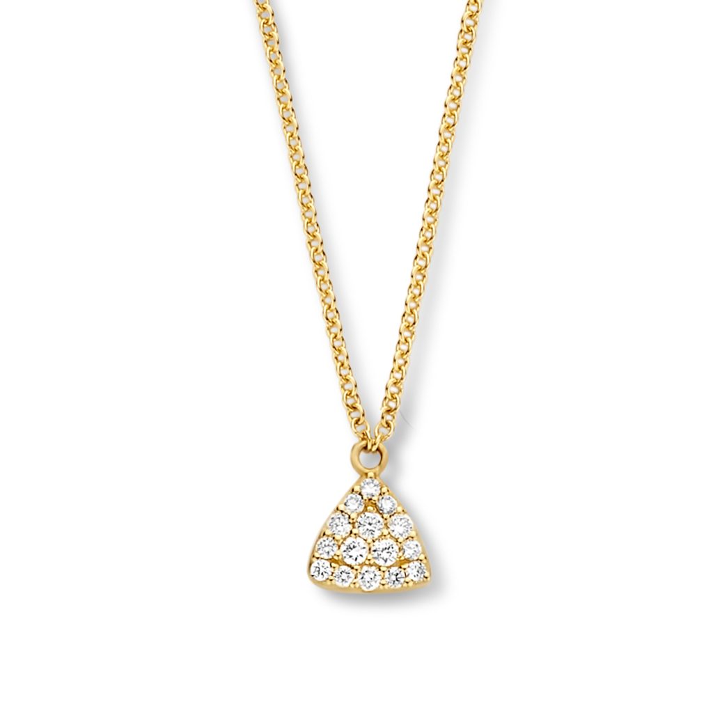 collier eolo troïdia diamants, or jaune