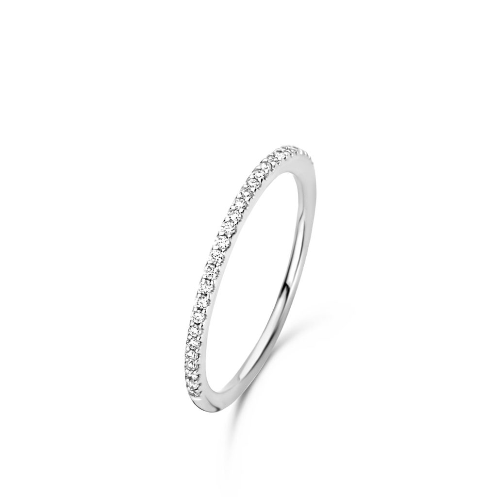 bague ischia basics, 29 diamants, or blanc, t 53