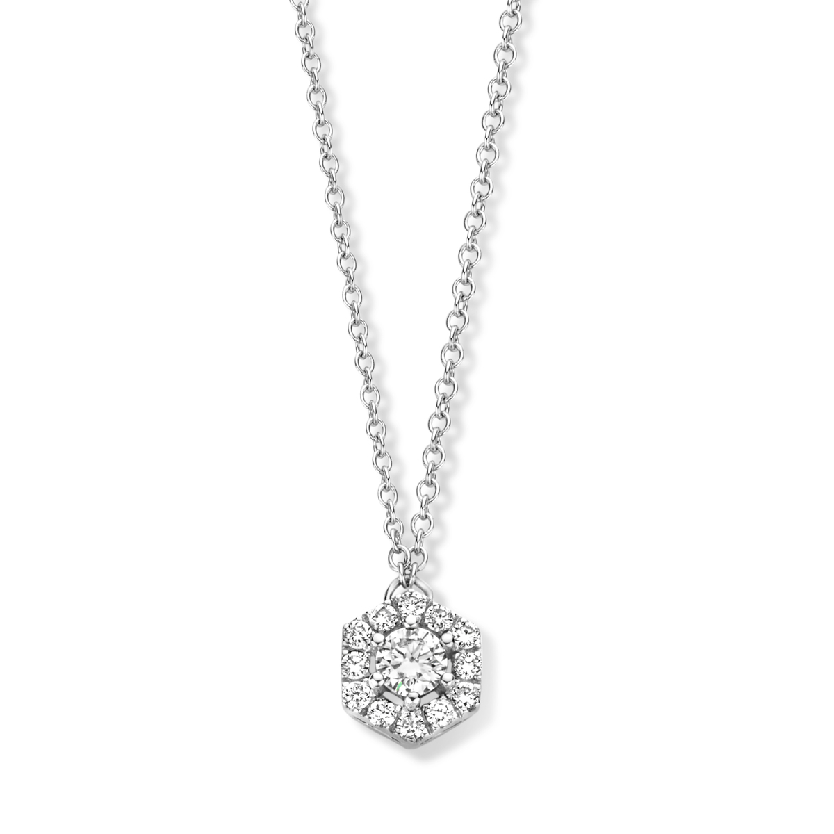collier salina diamants or blanc