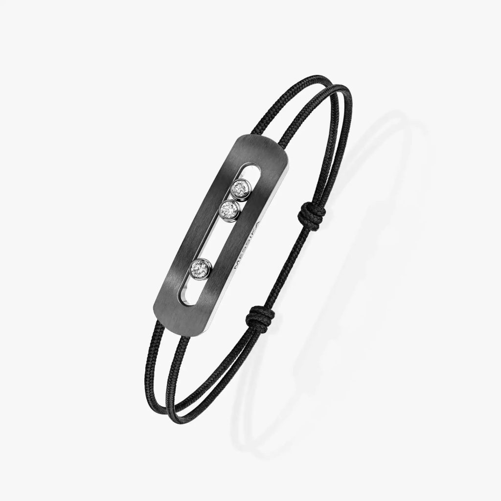 cordon move xl, diamants, titanium graphite