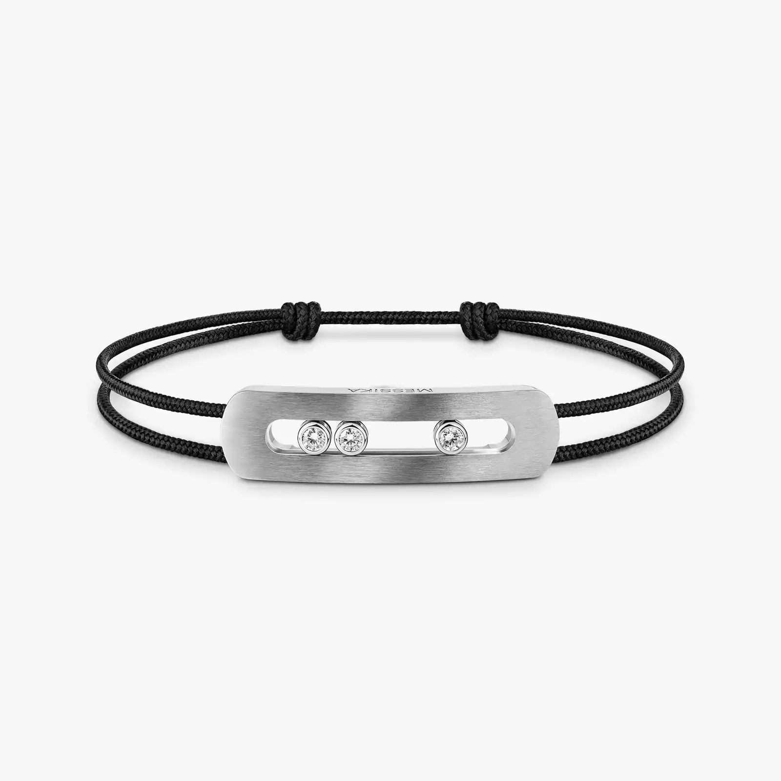 bracelet move xl cordon noir, titanium graphite