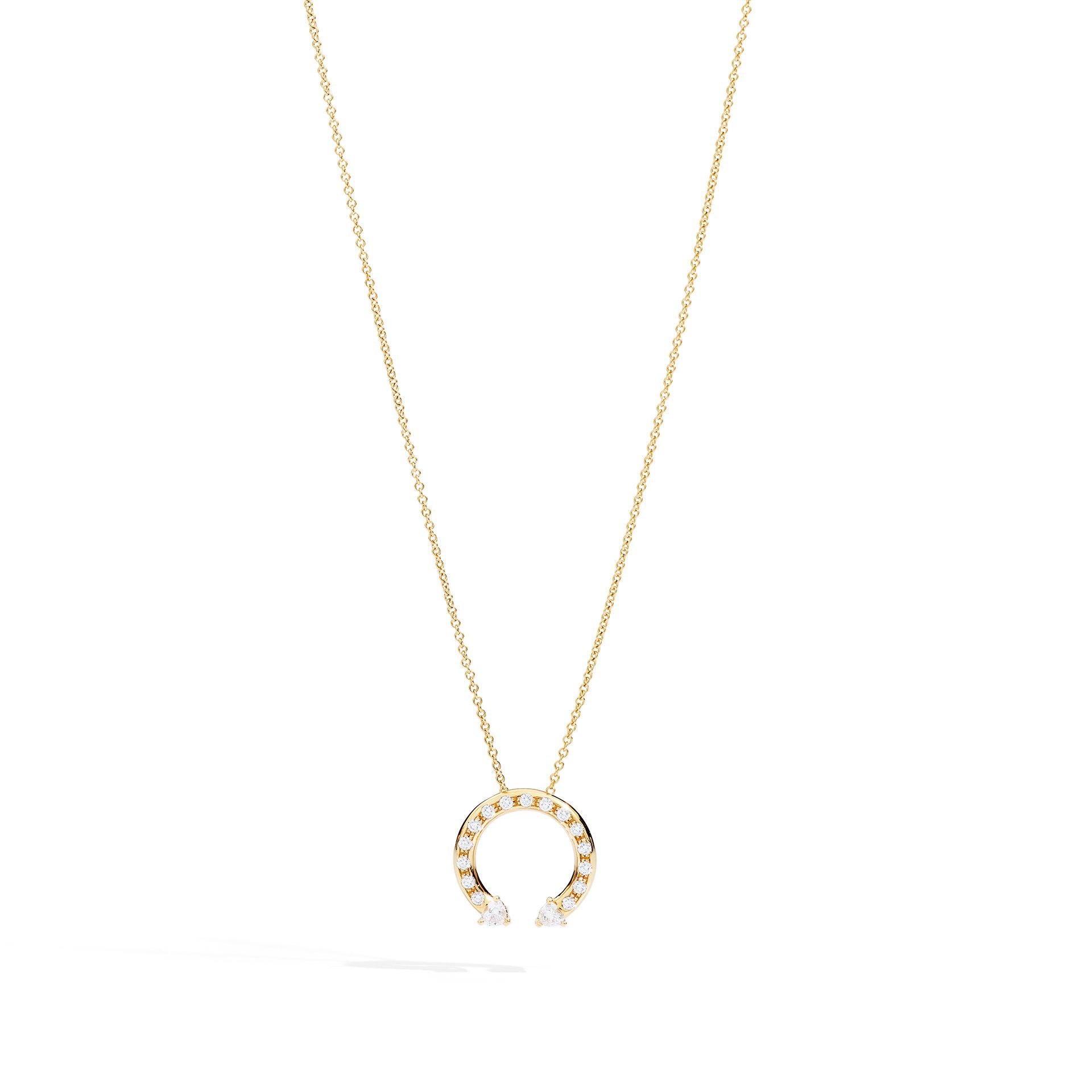 collier anniversary more, diamants, or jaune