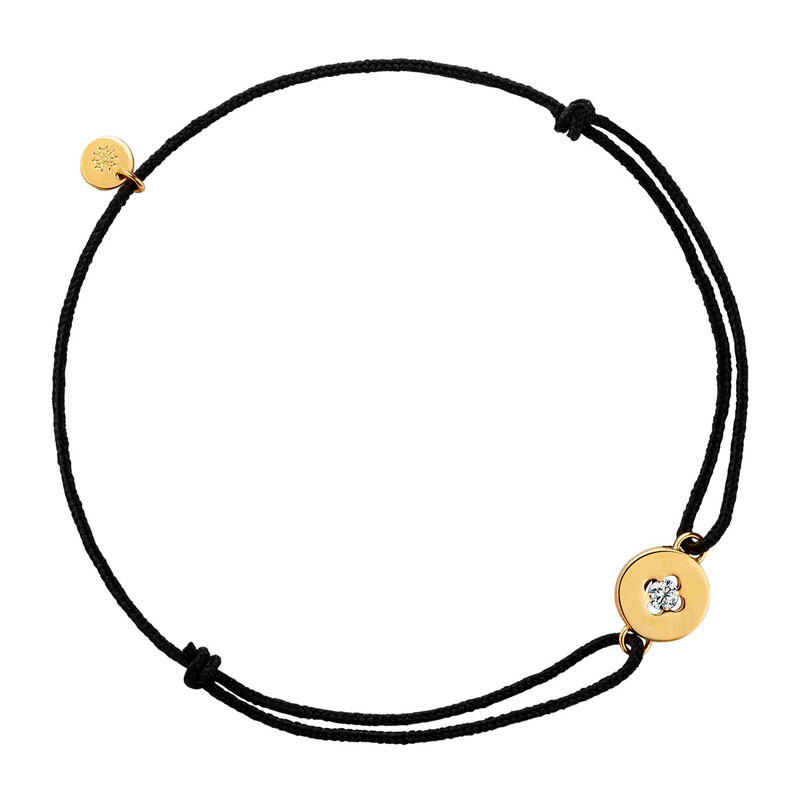 bracelet cordon royale, or jaune