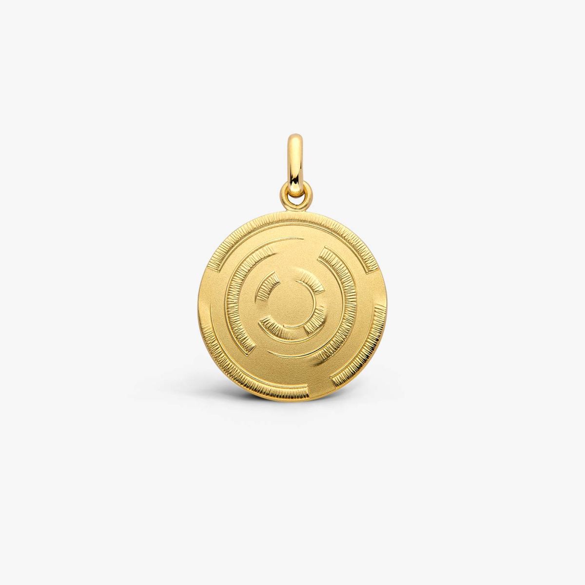 médaille labyrinthe, or jaune
