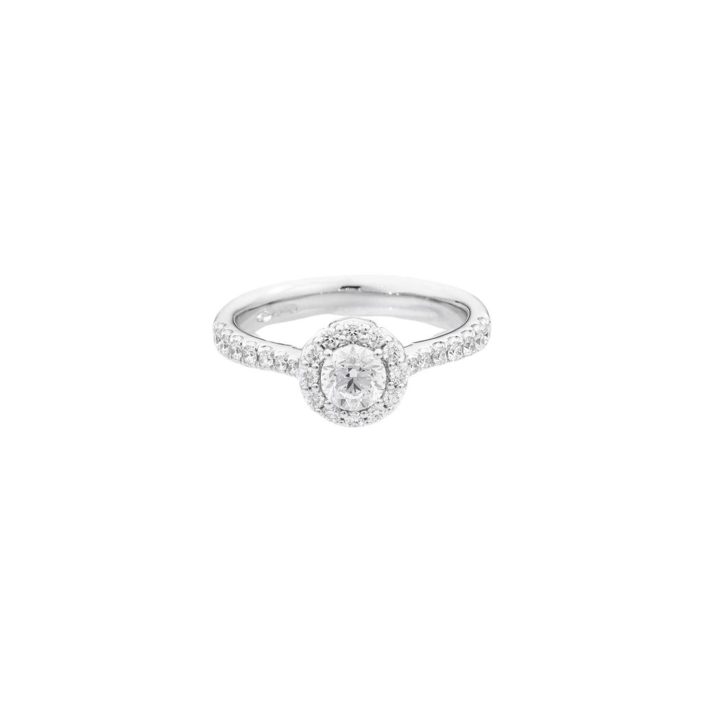 solitaire anniversary diamants, or blanc, t 54