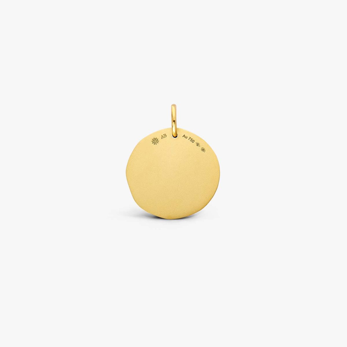 médaille serrure, or jaune