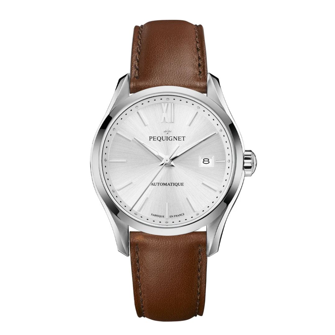 montre Élégance, cadran argent