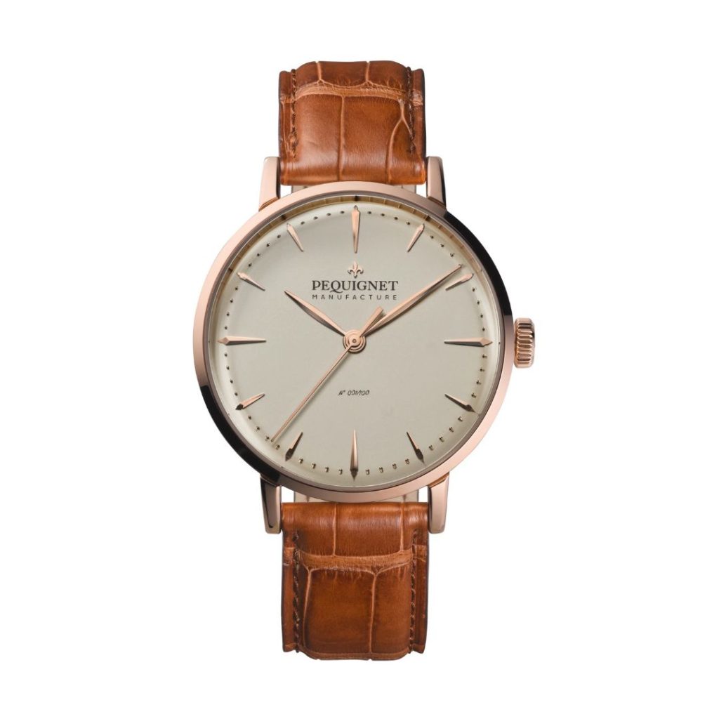 montre attitude, or rose
