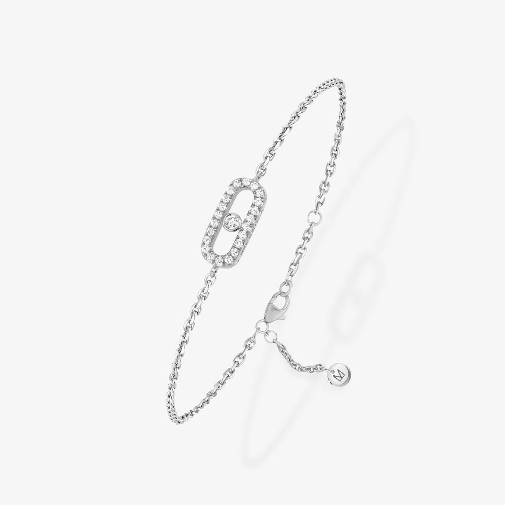 bracelet care(s) pavé or blanc