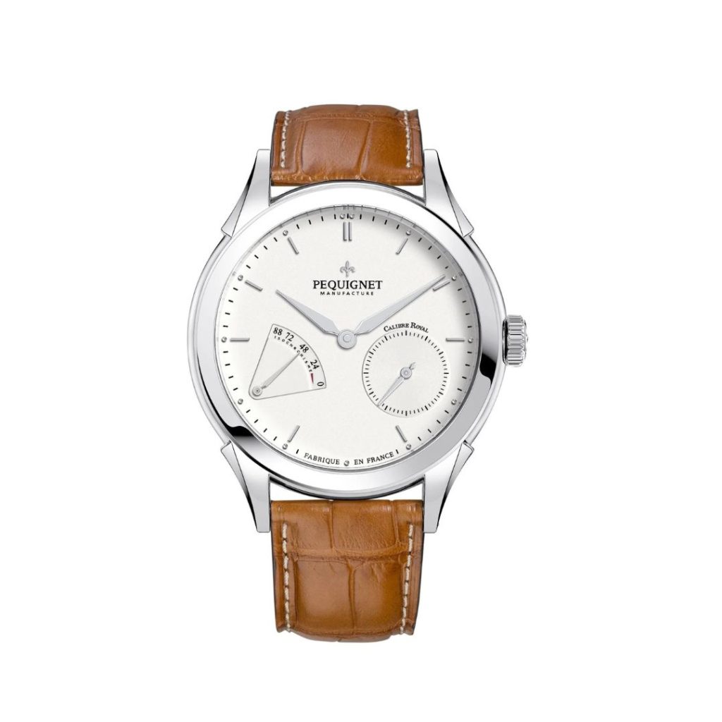 montre royale origine, cadran argenté