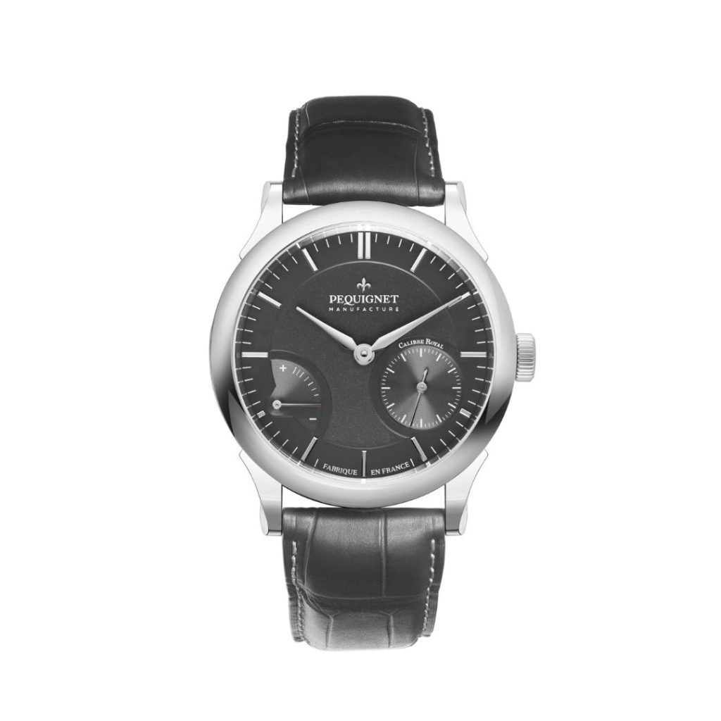 montre royale paris, cadran noir