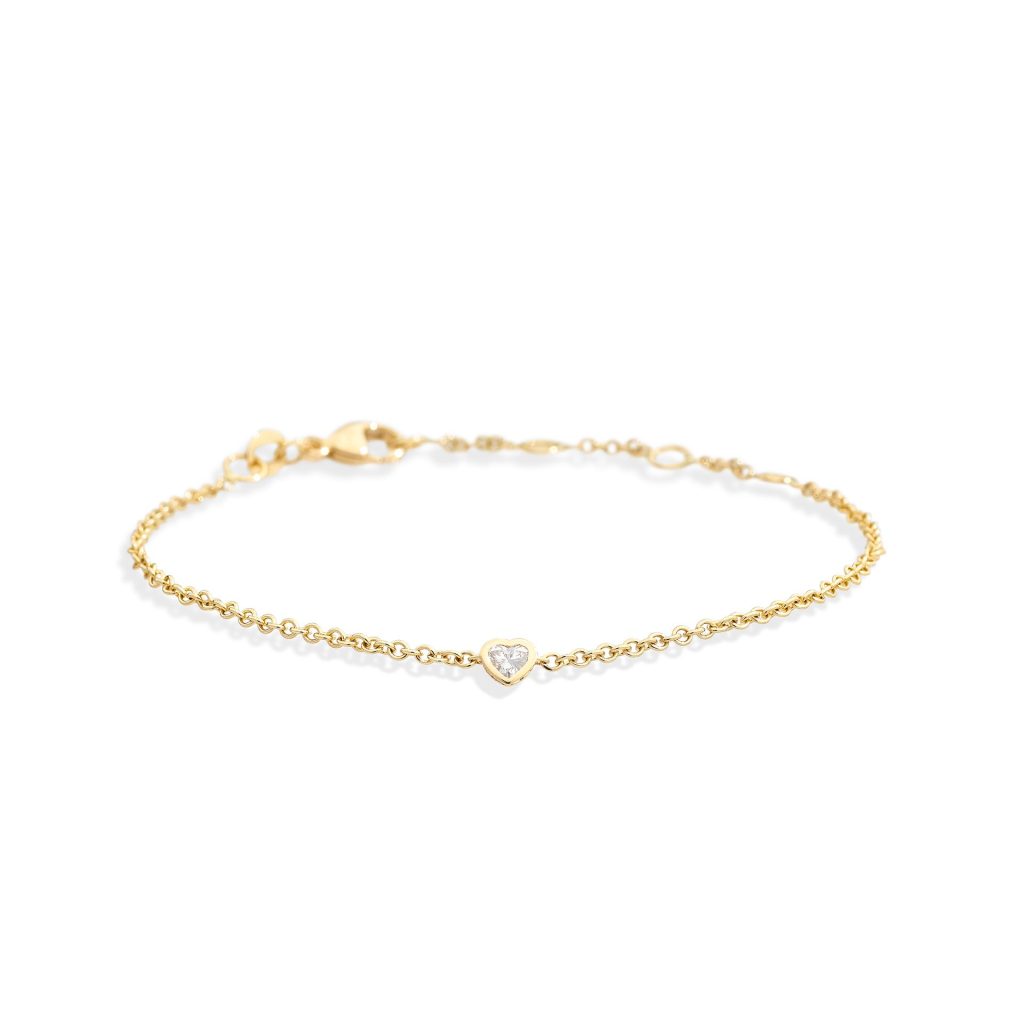 bracelet anniversary glam diamant, or jaune