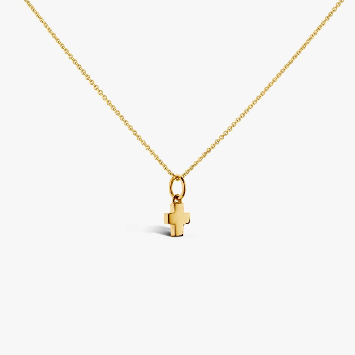 pendentif croix foi, or jaune