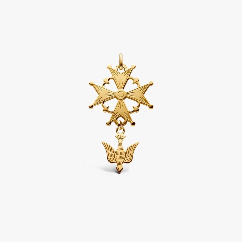 croix huguenote, or jaune