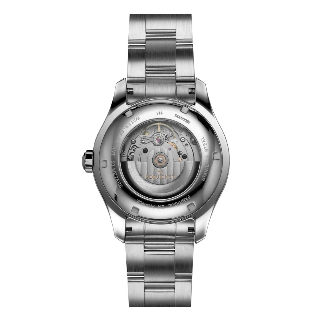 montre Élégance, cadran argent