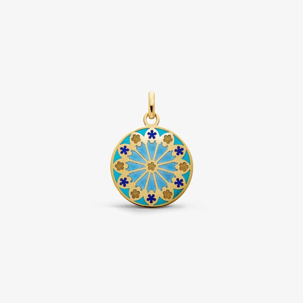 médaille notre dame de strasbourg, or jaune