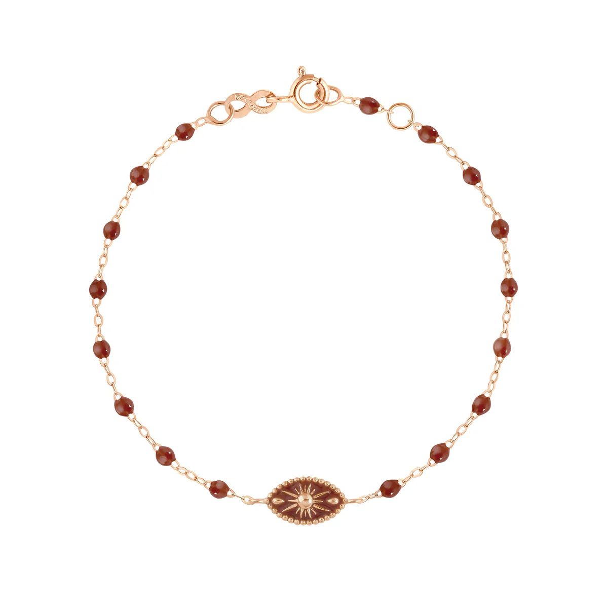 bracelet karma moka, or rose, 17cm