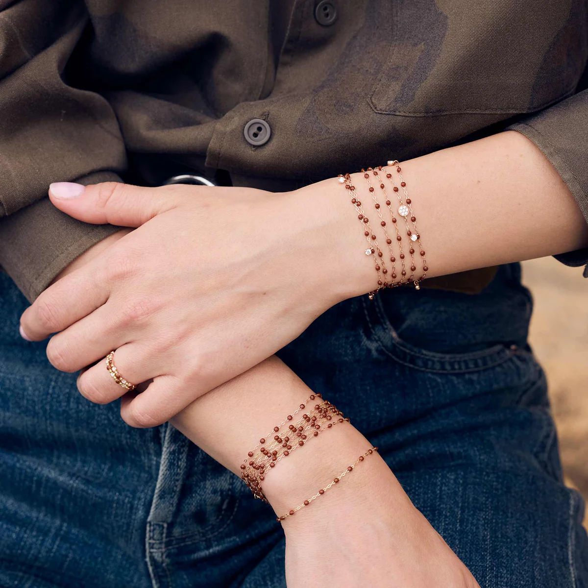 bracelet moka classique gigi, or rose