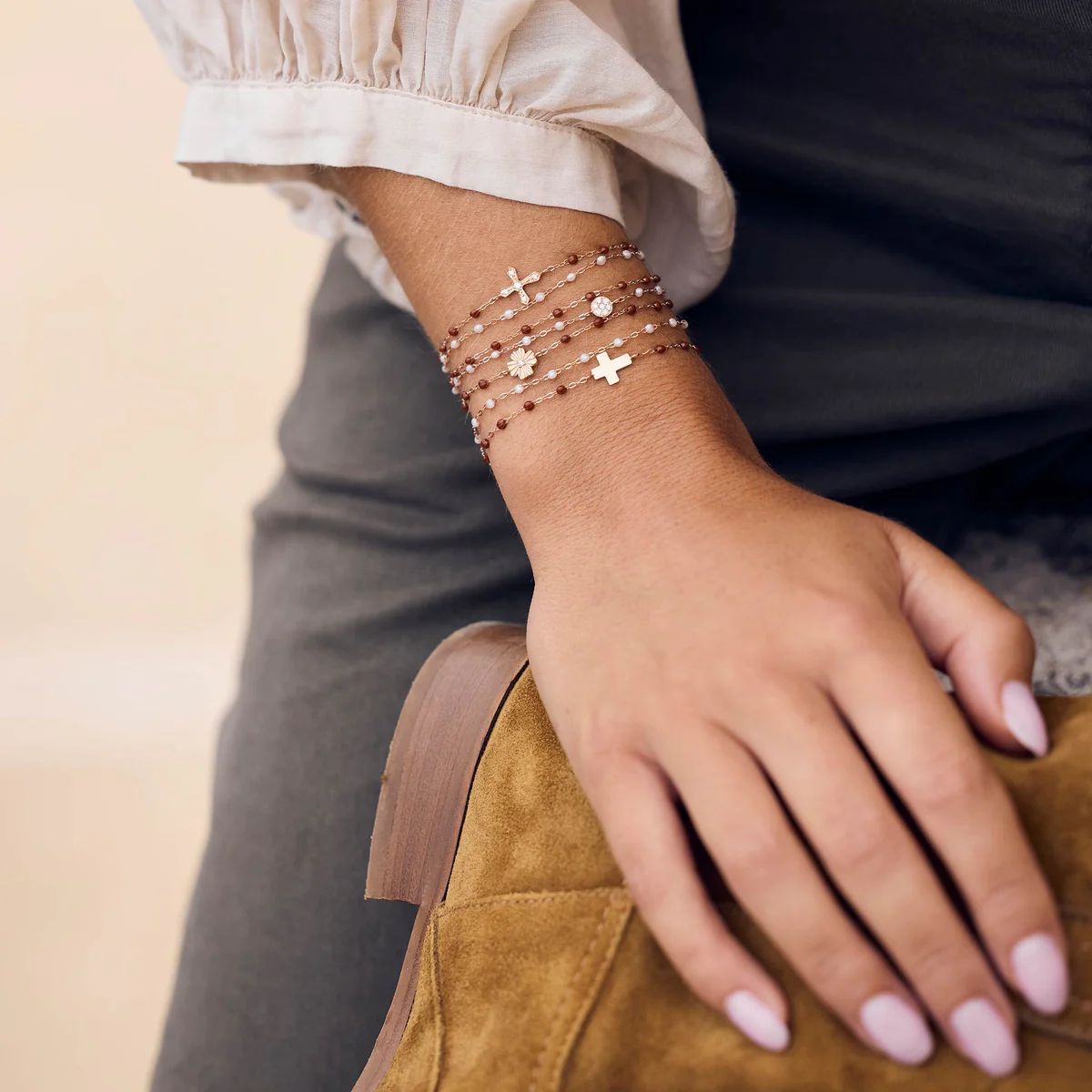 bracelet moka classique gigi, or rose