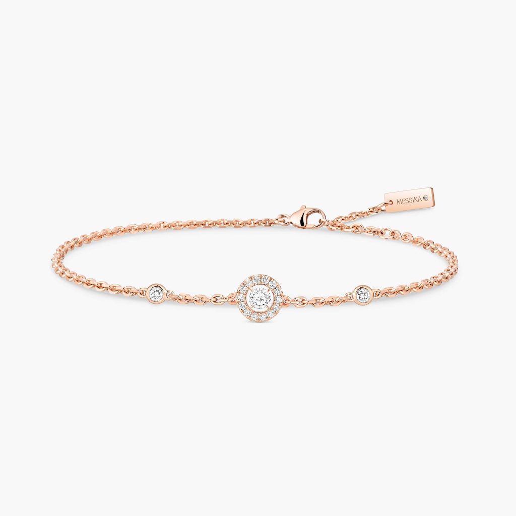 bracelet joy xs diamants, or rose
