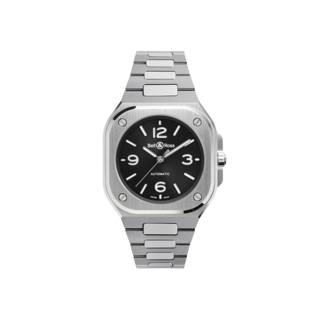 montre br 05 black steel