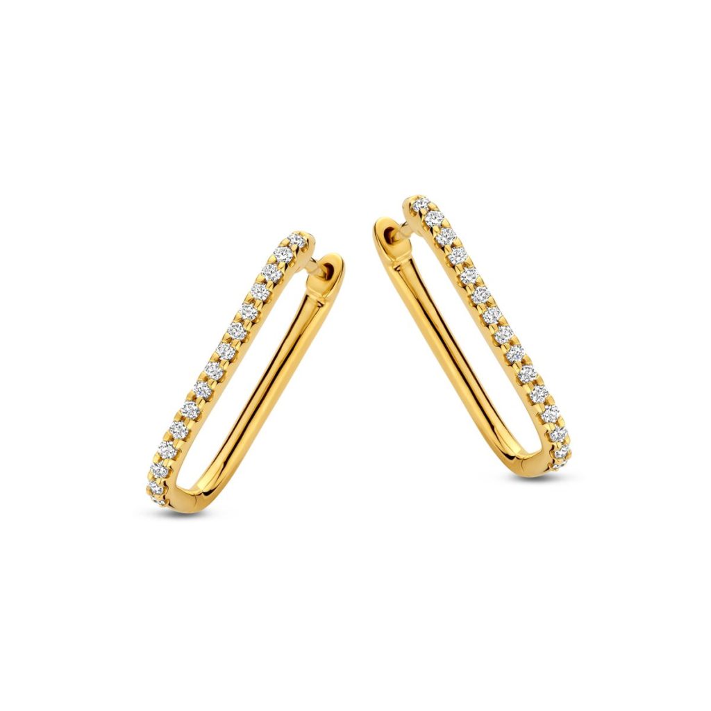 créoles ischia basics, diamants, or jaune