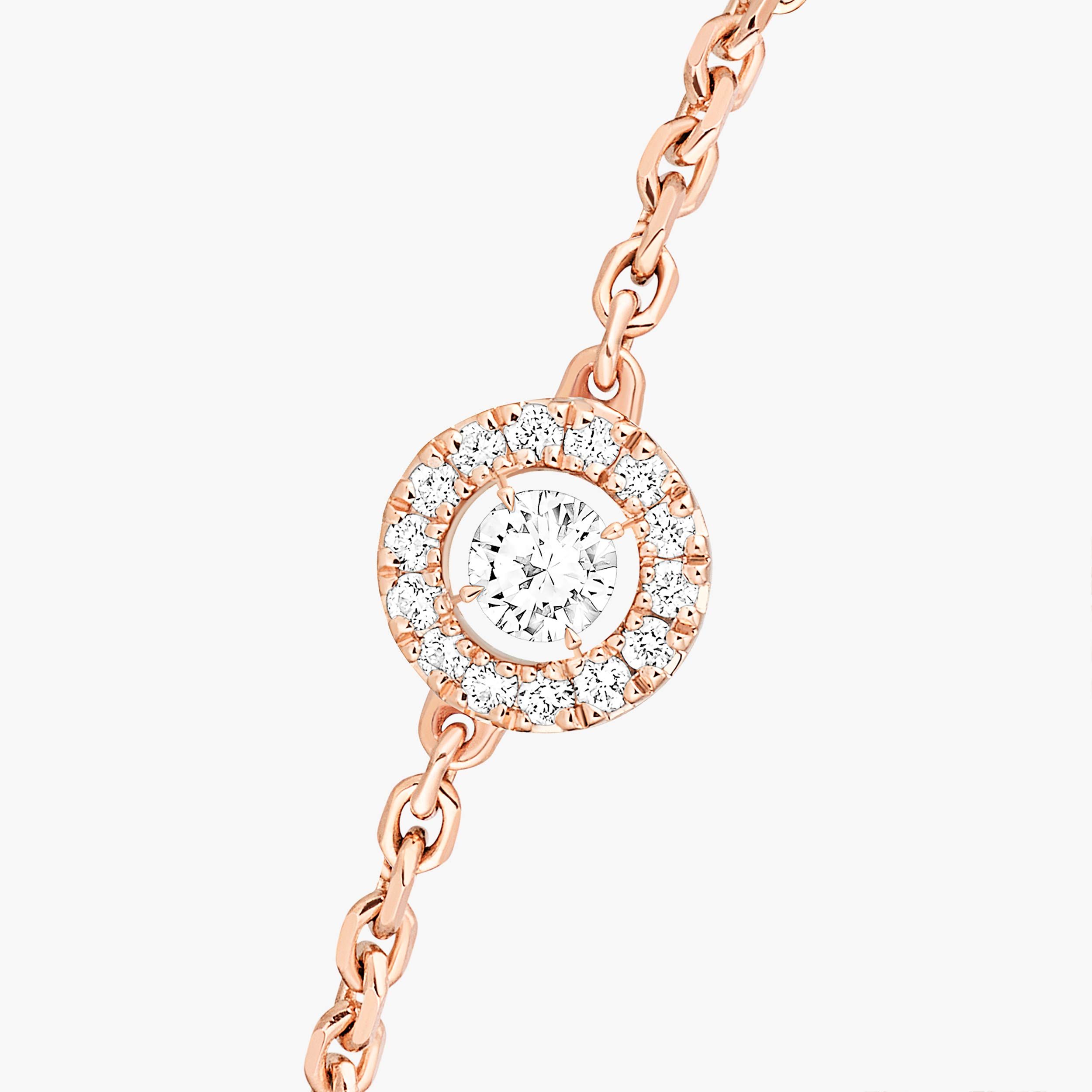 bracelet joy xs diamants, or rose
