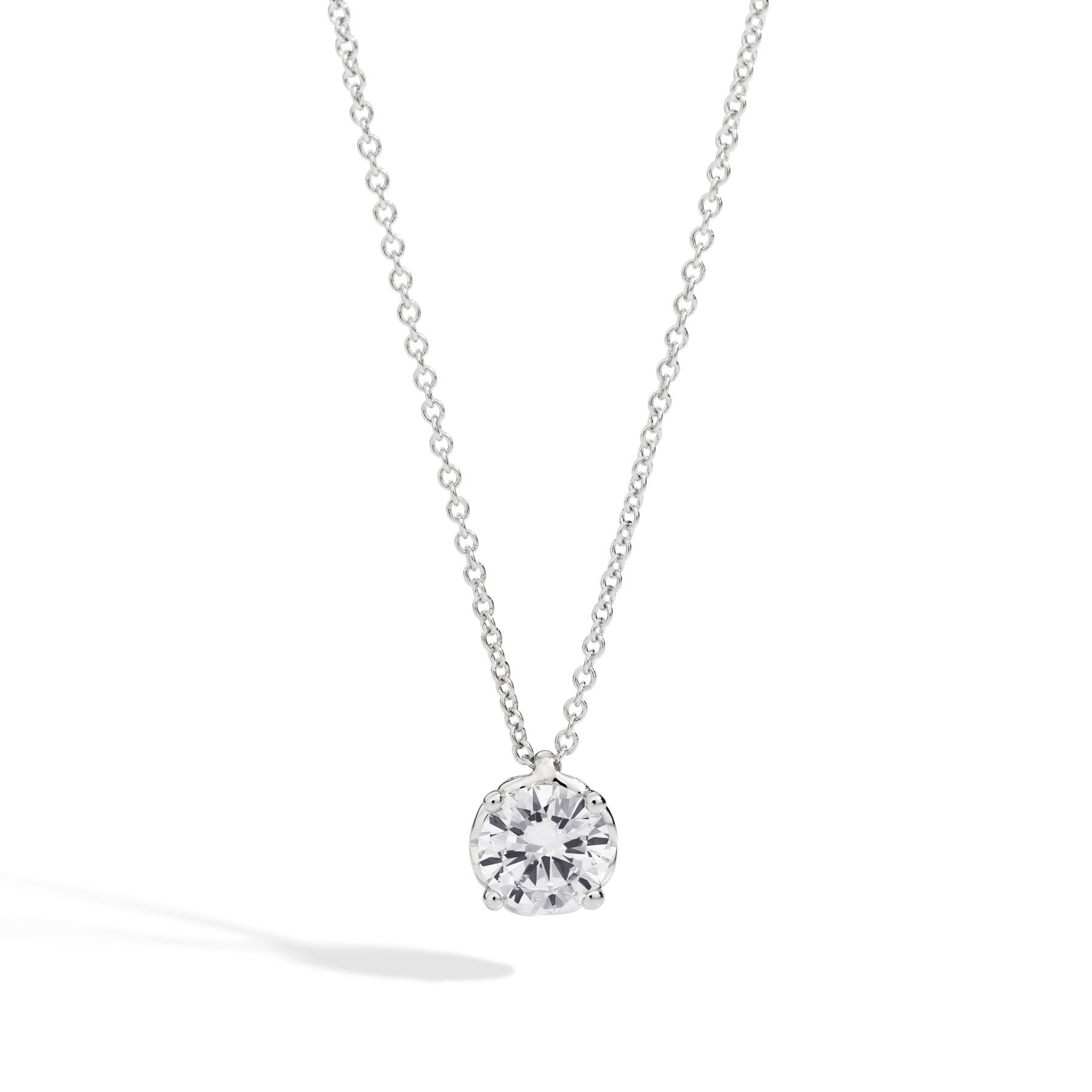 pendentif anniversary, diamant 0.10 ct, , or blanc