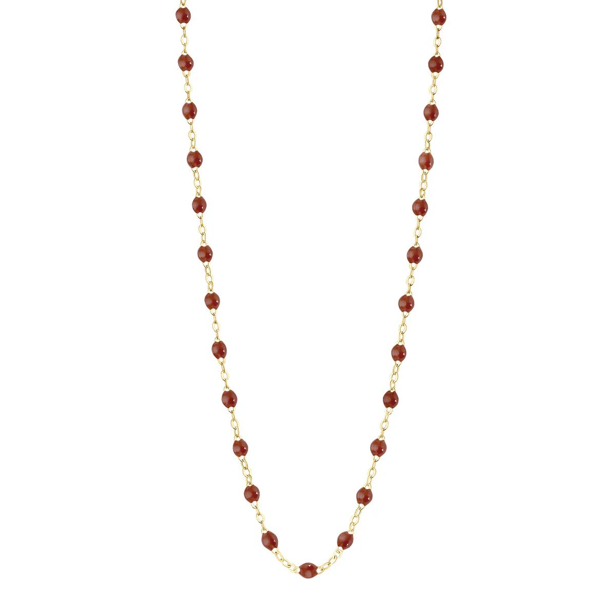 collier moka classique gigi, or jaune, 50 cm
