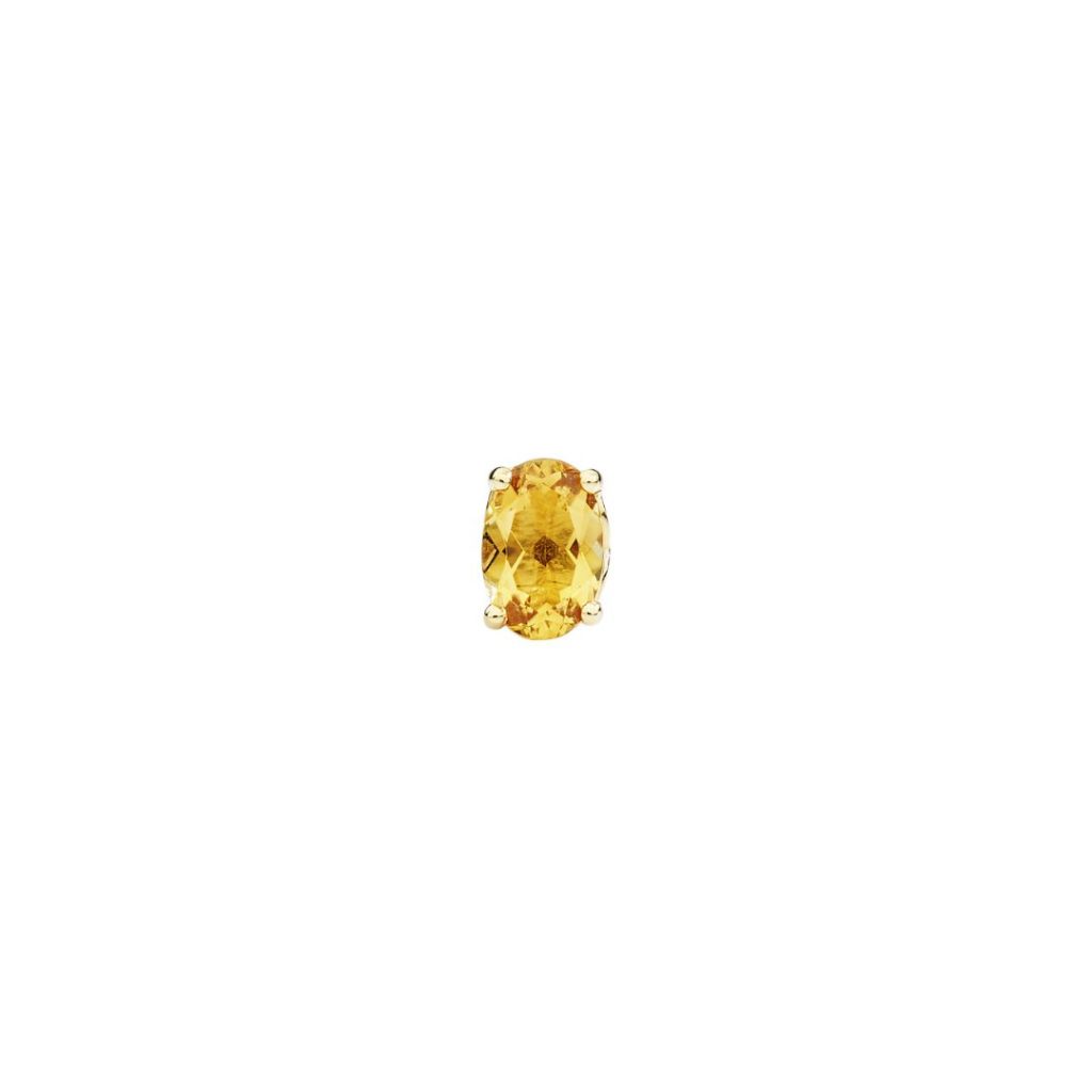 puce citrine ovale, or jaune
