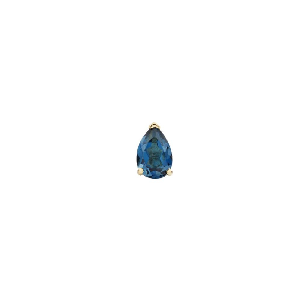puce topaze blue london, or jaune