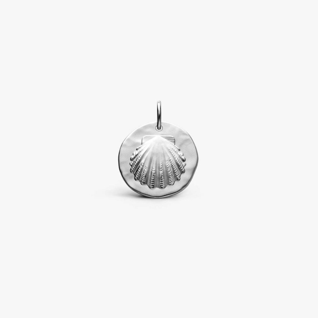 médaille "le coquillage" argent 16 mm