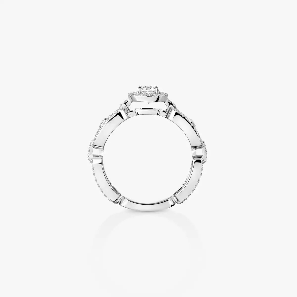 bague solitaire move link, petit modele t53
