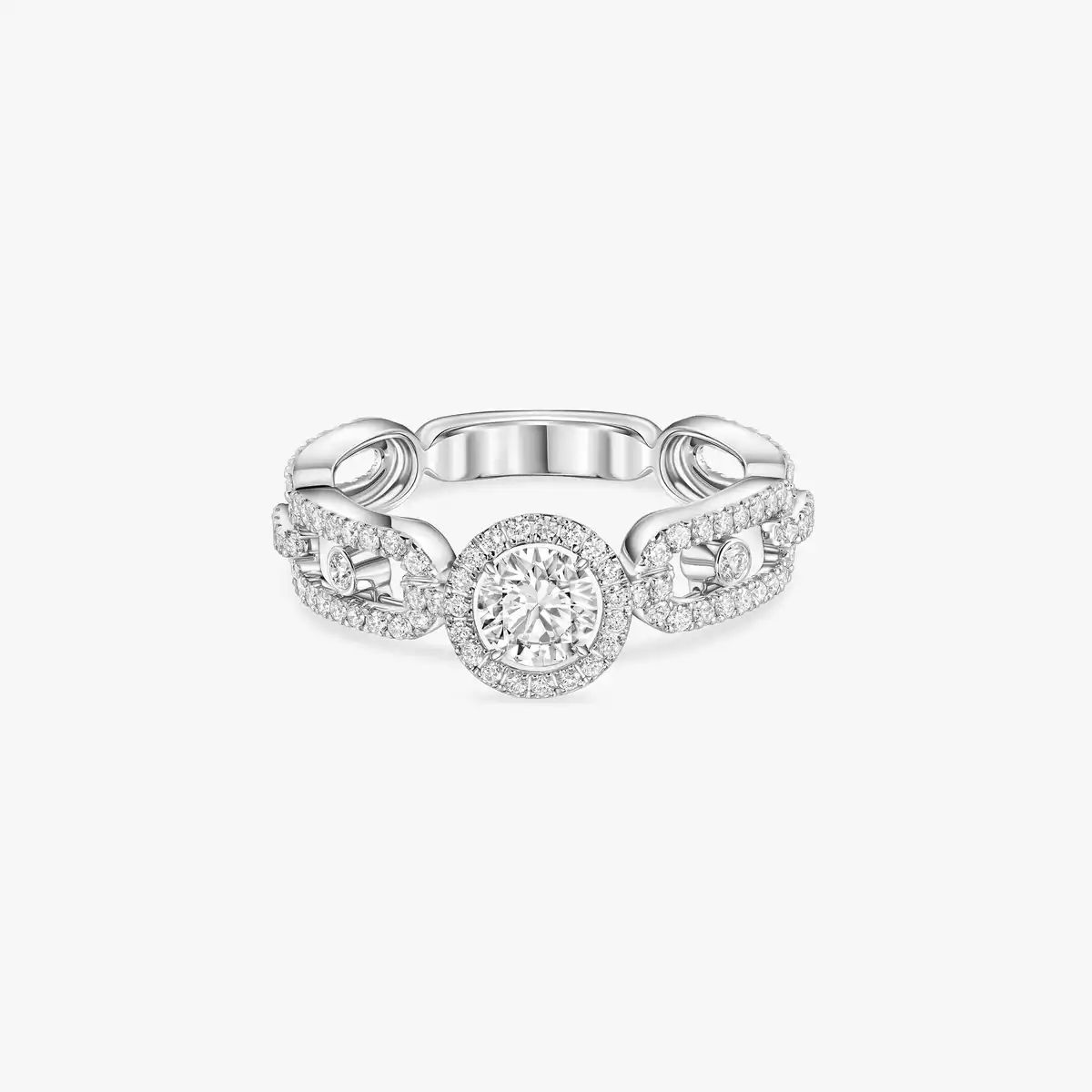 bague solitaire move link, petit modele t53